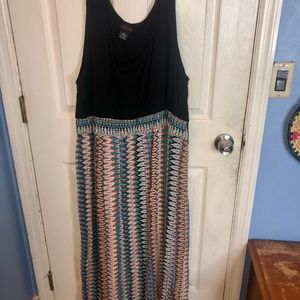 Torrid cotton summer sleeveless maxi dress sz 4 plus 4x